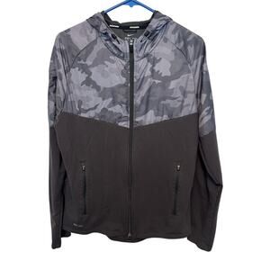 Nike Dri Fit Zip Hoodie Camo Lightweight